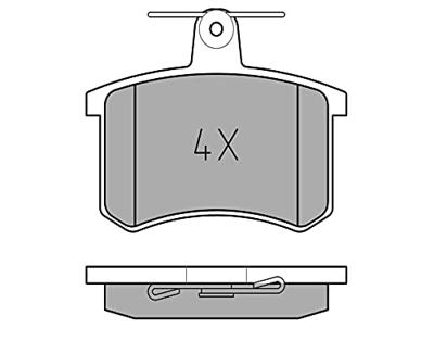 Remblokkenset, schijfrem 0252114416