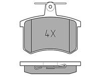 Remblokkenset, schijfrem 0252114416 - thumbnail