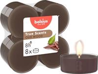 Bolsius geurtheelicht maxi true scents oud wood 8 stuks - thumbnail