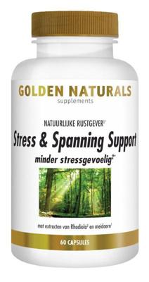 Golden Naturals Stress & spanning support 60 Vegetarische capsules
