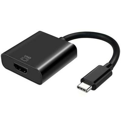 AISENS A109-0344 USB-C naar HDMI converter 4k@60Hz, USB-C stekker op HDMI-bus, zwart, 15 cm