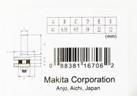 Makita Accessoires Groef/veerfrees+lag. HM S8 - D-12027 - thumbnail