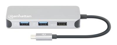 Manhattan 130615 USB-C dockingstation Geschikt voor merk (dockingstation): Universeel USB-C Power Delivery - thumbnail