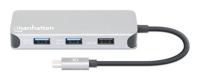 Manhattan 130615 USB-C dockingstation Geschikt voor merk (dockingstation): Universeel USB-C Power Delivery - thumbnail