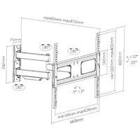 My Wall H 25-2 L TV-beugel 94,0 cm (37) - 177,8 cm (70) Kantelbaar en zwenkbaar - thumbnail