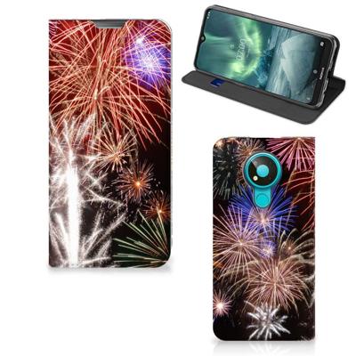 Nokia 3.4 Hippe | Standcase | Vuurwerk