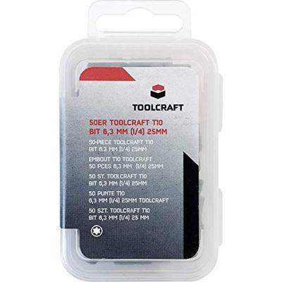 TOOLCRAFT TO-4985163 T-bit T 10 S2-staal 50 stuk(s)