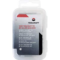 50 stuk(s) T 10 T-bit TOOLCRAFT S2-staal - thumbnail