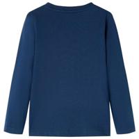VidaXL Kindershirt met lange mouwen 116 marineblauw - thumbnail
