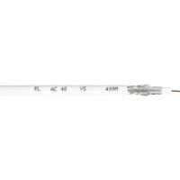 Interkabel AC 48-100 Coaxkabel Buitendiameter: 6.90 mm 75 Ω 100 dB Wit 100 m - thumbnail