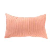 Kussen streep - oranje/roze - 30x50 cm - thumbnail