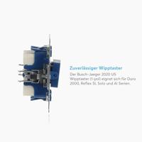 Pulsschakelaar Busch-Jaeger - 2020US - 10A/250V - thumbnail