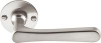 Formani TIMELESS 1935MRR50 deurkruk ongeveerd op rozet - mat nikkel - thumbnail