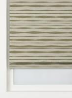 HEMA Vouwgordijn Andel lichtdoorlatend golven ecru-groen (groen) - thumbnail