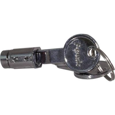 F-Tronic 7220086 Deurslot voor verdeelkast Deurslot Aluminium Zilver 1 stuk(s)