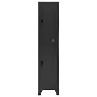 Lockerkast 38x45x180 cm staal antracietkleurig - thumbnail