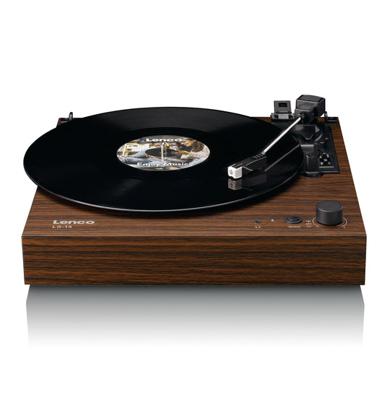 Platenspeler met Bluetooth®, twee ingebouwde luidsprekers en AT3600L cassette Wood