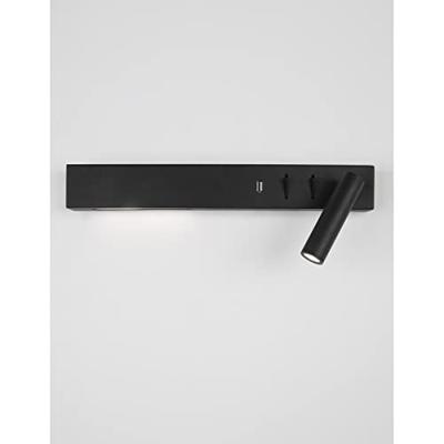 Lyora BedlampjeVida rechts zwart met usb - 9533521