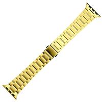 Stalen schakelband - Goud - Geschikt voor Apple watch 38mm / 40mm / 41mm / 42mm - thumbnail