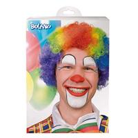 Boland Pruik clown multikleur volwassenen - thumbnail