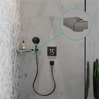 Hansgrohe douchehouder Porter E Brushed Black Chrome 28387340 - thumbnail