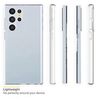 Accezz Clear Backcover Samsung Galaxy S22 Ultra Telefoonhoesje Transparant - thumbnail