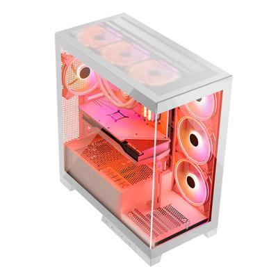 Modecom Volcano SPACE APEX ARGB MIDI Midi Tower Wit