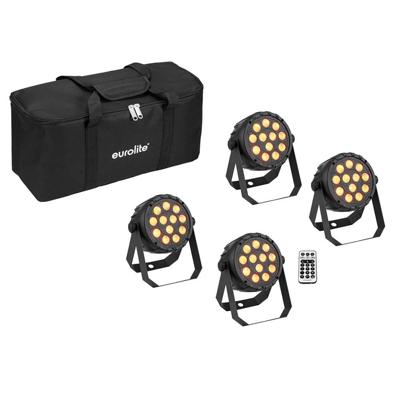 Eurolite 42110204 Set 4x LED PARty Spot Silent RG PAR LED-schijnwerper Eurolite 42110204 Set 4x LED PARty Spot Silent RG PAR LED-schijnwerper
