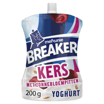 Melkunie Breaker Originals Cherry Yoghurt with Sunflower Seeds 200 g bij Jumbo