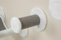 TRIXIE KATTEN KLIMSET VOOR AAN DE MUUR 4 KLIMPLEKKEN WIT / GRIJS - thumbnail