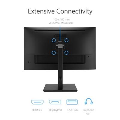 Asus Business VA27UQSB LED-monitor Energielabel F (A - G) 68.6 cm (27 inch) 3840 x 2160 Pixel 16:9 5 ms HDMI, Hoofdtelefoonaansluiting, USB-A 3.2 Gen 1, Asus Business VA27UQSB LED-monitor Energielabel F (A - G) 68.6 cm (27 inch) 3840 x 2160 Pixel 16:9 5 ms HDMI, Hoofdtelefoonaansluiting, USB-A 3.2 Gen 1,