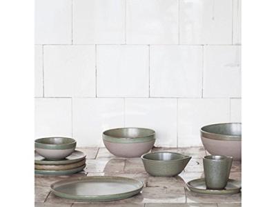 SERAX - Surface - Schaal M 11cm h4 Grey/Camogreen SERAX - Surface - Schaal M 11cm h4 Grey/Camogreen