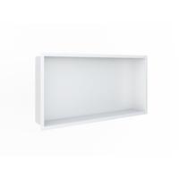 Looox BoX nis - 60x30x7cm - inbouw - met flens - wit box60flw - thumbnail