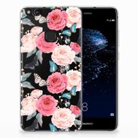 Huawei P10 Lite | TPU Case | Butterfly Roses - thumbnail