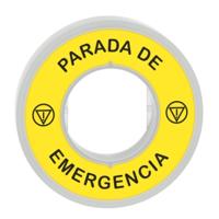 Schneider Electric ZBY9W3B430 ZBY9W3B430 (b x h) 9.3 mm x 60 mm PARADA DE EMERGENCIA Geel 1 stuk(s) - thumbnail