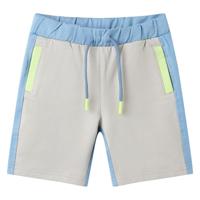 VidaXL Kindershort met trekkoord 92 blauw - thumbnail