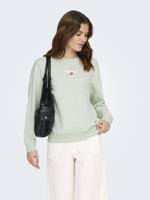 Only Onlkita L/s Sweat Box Ub Cs Swt Sweater Green Lily - thumbnail