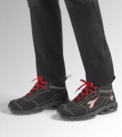 Diadora Werkschoen Shark Engine Mid 181227 S3S | Zwart/Rood | Maat 40 - 8053607618583 - thumbnail