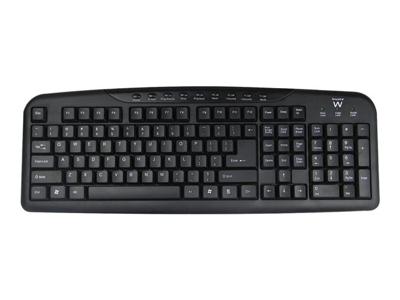 Ewent EW3131 toetsenbord USB AZERTY Belgisch Zwart