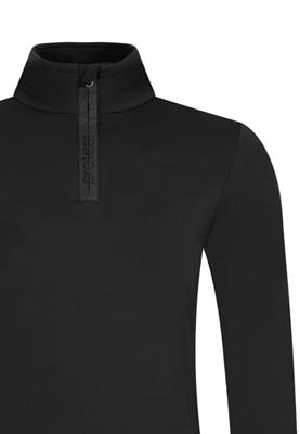 Protest Refabriz 1/4 Zip Pully Dames True Black M/38 Protest Refabriz 1/4 Zip Pully Dames True Black M/38