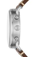 Fossil The Commuter chronograaf bruin lederen horloge FS5402 - thumbnail