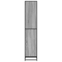 Boekenkast 40x35x170,5 cm bewerkt hout grijs sonoma eikenkleur - thumbnail