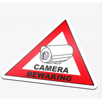 Pictogram Camera Bewaking driehoek 86x63 - thumbnail