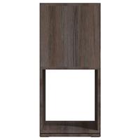 Draaikast 34,5x34,5x147,5 cm spaanplaat grijs en sonoma eiken - thumbnail