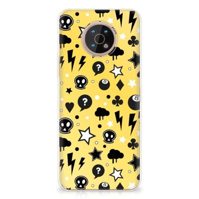 Silicone Back Case Nokia G50 Punk Geel Silicone Back Case Nokia G50 Punk Geel
