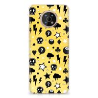 Silicone Back Case Nokia G50 Punk Geel - thumbnail