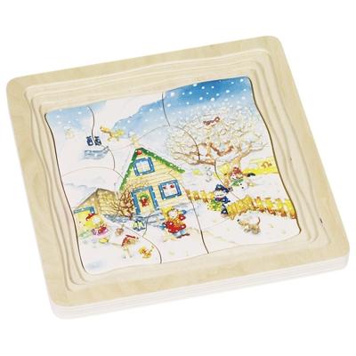 Goki 4-lagen puzzel seizoenen, 54st.