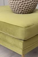 Nohr Hocker 'Tylan' Velvet, kleur Groen - thumbnail
