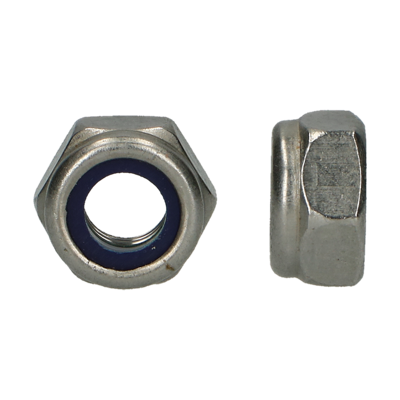 pgb-Europe PGB-FASTENERS | Zeskantborgmoer DIN 985 M10 A2 | 200 st 000985A7001003