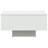 Salontafel 60x60x31,5 cm spaanplaat wit - thumbnail
